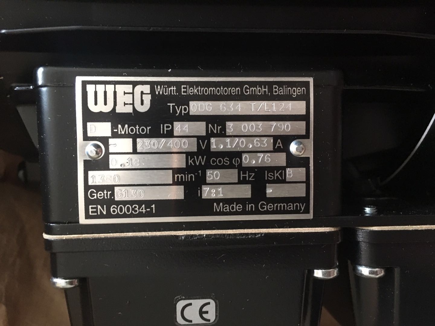 WEG ODG 534T/541电机